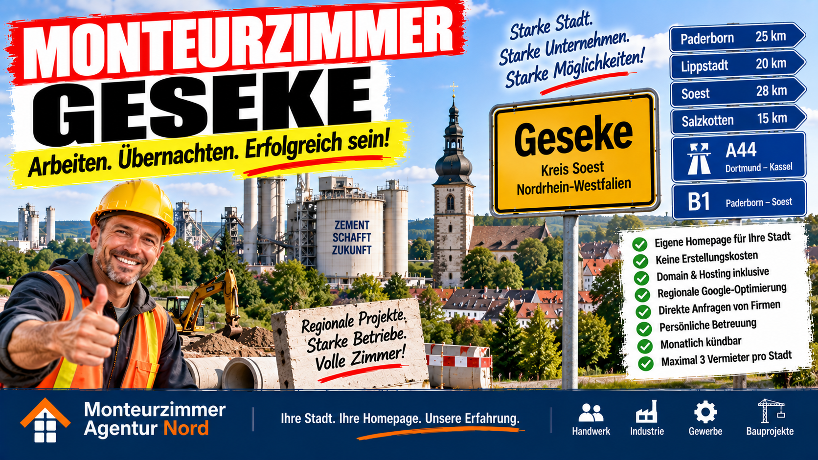 Monteurzimmer Geseke