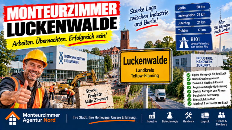 Monteurzimmer Luckenwalde