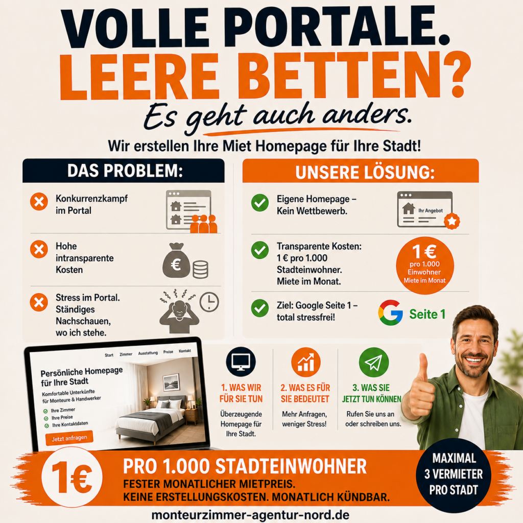Volle Portale Leere Betten